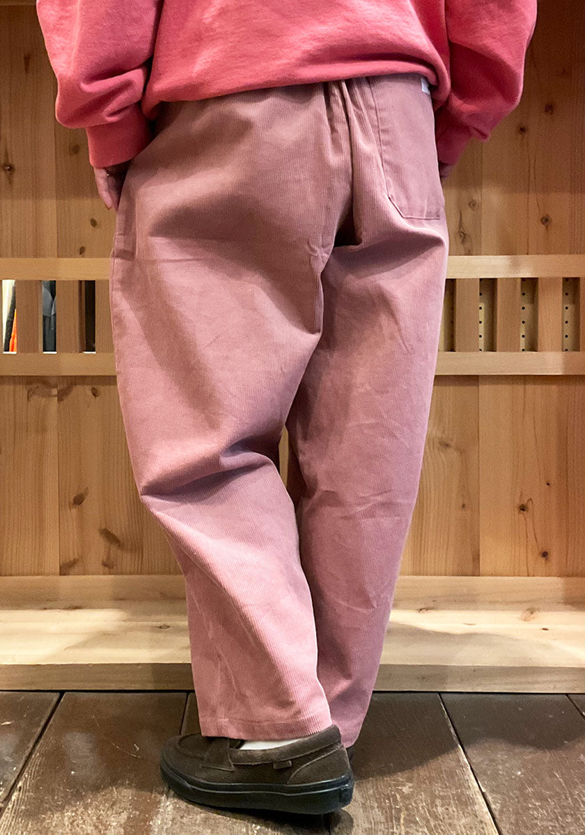 VOIRY ヴォイリー | SUNDAY PANTS CORDUROY カラー :クラシックローズ