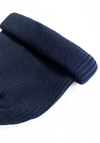 ROTOTO ロトト | COTTON ROLL UP BEANIE カラー : D.NAVY
