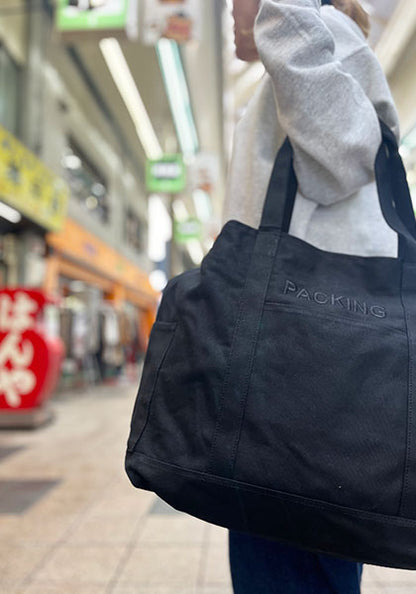 PACKING 포장 | CANVAS UTILITY TOTE BAG 색상 : BLACK