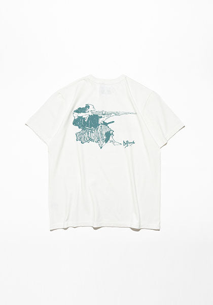 TACOMA FUJI RECORDS タコマフジレコード | SPACE ECHO MOLAM DUB BAND Tee Tシャツ designed by MOOLA / YANGGAO カラー : ホワイト