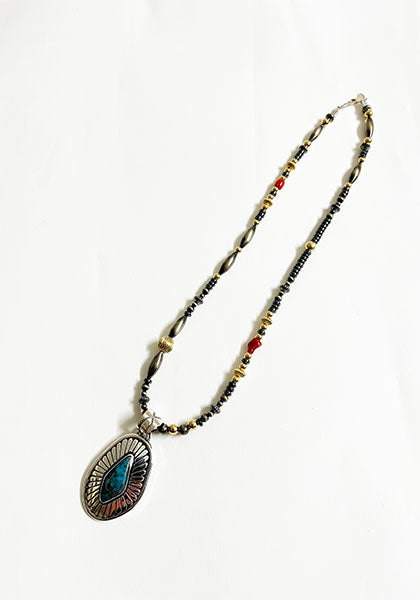 Herman Vandever / ハーマンバンデバー サンバースト I THACA PEAK TURQUOISE PENDANT TOP