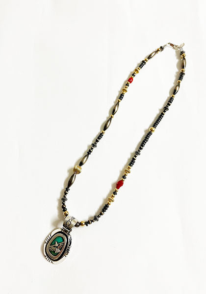 Indian Jewelry (インディアン ジュエリー) ナバホ ターコイズペンダントトップ  イーグル Herman Vandever / ハーマンバンデバー