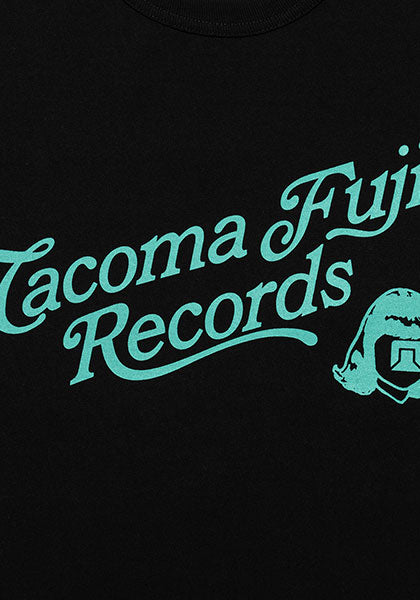 TACOMA FUJI RECORDS タコマフジレコード | TACOMA FUJI SCRIPT LOGO Tee designed by Shuntaro Watanabe カラー:ブラック