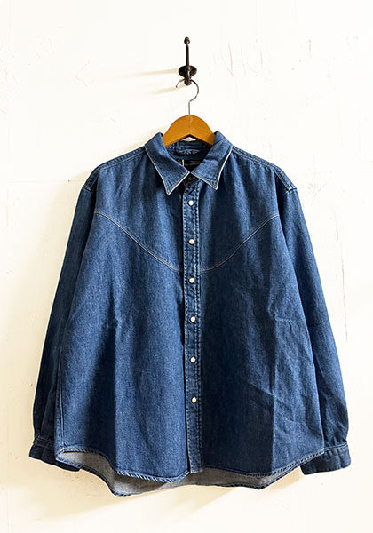 Nasngwam.(ナスングワム) | BRIGHT DENIM SHIRTS/ウエスタンシャツ カラー:USED WASH