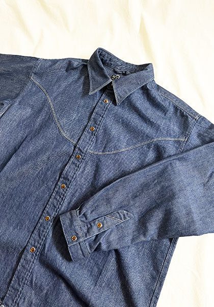 Nasngwam.(ナスングワム) | BRIGHT DENIM SHIRTS/ウエスタンシャツ カラー:ONE WASH
