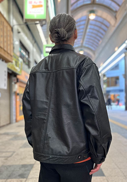 Nasngwam ナスングワム | ATAVISM LEATHER JACKET カラー:BLACK Mサイズ