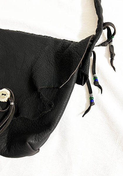 Nasngwam×EARLY MORNING ナスングワム×アーリーモーニング | DEER SKIN MESSENGER BAG / 鹿革バッグ カラー : チョコレート