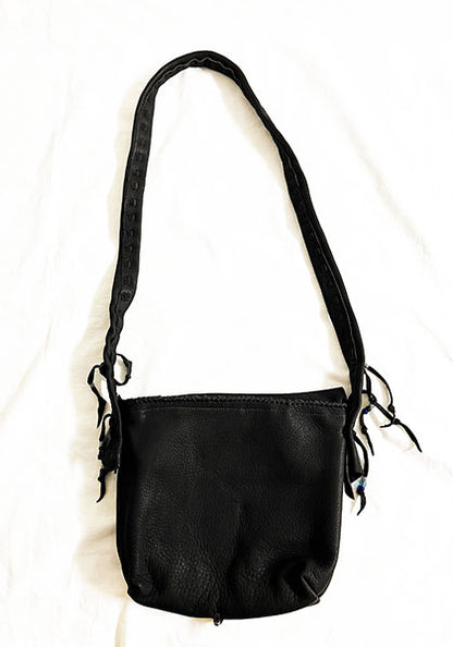 Nasngwam×EARLY MORNING ナスングワム×アーリーモーニング | DEER SKIN MESSENGER BAG / 鹿革バッグ カラー : チョコレート