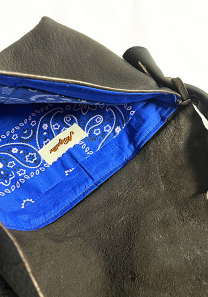 Nasngwam×EARLY MORNING ナスングワム×アーリーモーニング | DEER SKIN MESSENGER BAG / 鹿革バッグ カラー : チョコレート