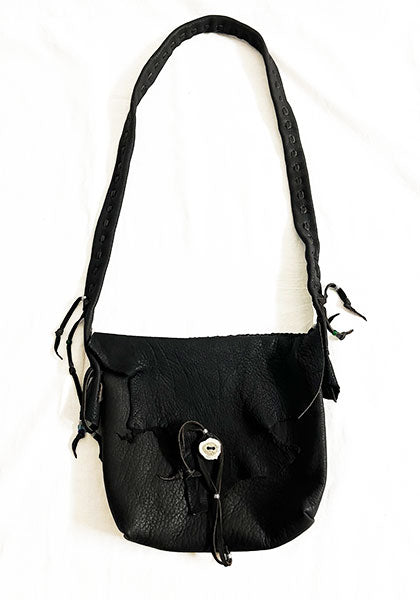 Nasngwam×EARLY MORNING ナスングワム×アーリーモーニング | DEER SKIN MESSENGER BAG / 鹿革バッグ カラー : チョコレート