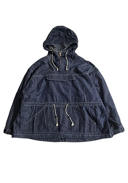 IMPRESTORE インプレストア 6.5oz Denim Anorak Hoodie カラー:ONE WASH