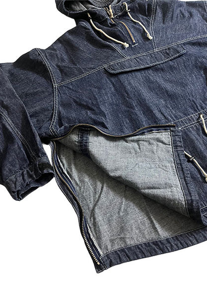 IMPRESTORE インプレストア 6.5oz Denim Anorak Hoodie カラー:ONE WASH