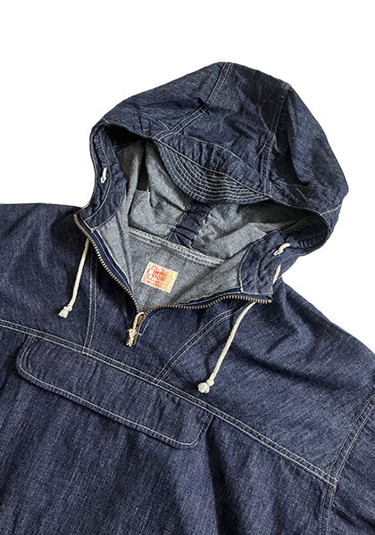 IMPRESTORE インプレストア 6.5oz Denim Anorak Hoodie カラー:ONE WASH