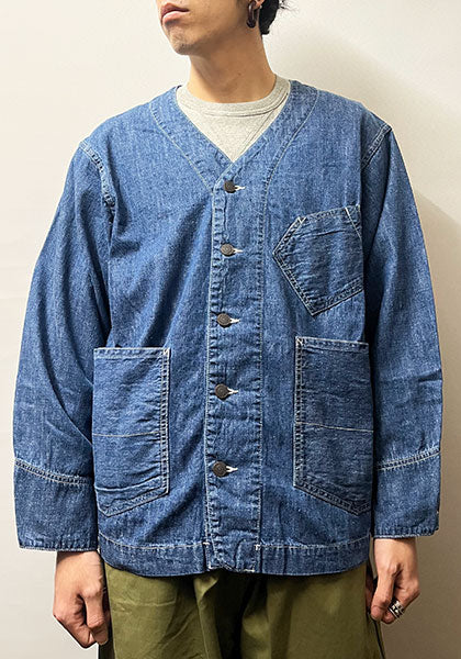 IMPRESTORE 6.5oz Denim Engineer Jacket, Color: VINTAGE WASH