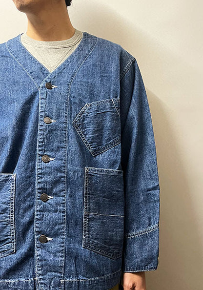 IMPRESTORE 6.5oz Denim Engineer Jacket, Color: VINTAGE WASH