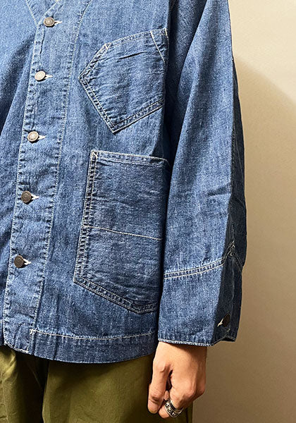 IMPRESTORE 6.5oz Denim Engineer Jacket, Color: VINTAGE WASH