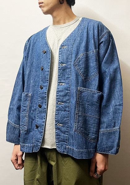 IMPRESTORE 6.5oz Denim Engineer Jacket, Color: VINTAGE WASH