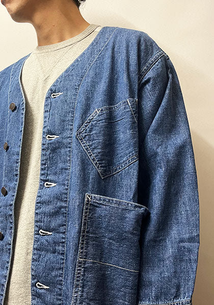 IMPRESTORE 6.5oz Denim Engineer Jacket, Color: VINTAGE WASH