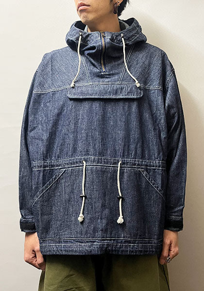 IMPRESTORE インプレストア 6.5oz Denim Anorak Hoodie カラー:ONE WASH