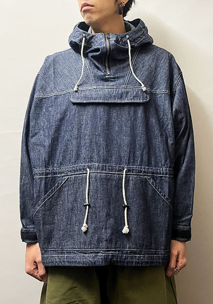 IMPRESTORE インプレストア 6.5oz Denim Anorak Hoodie カラー:ONE WASH