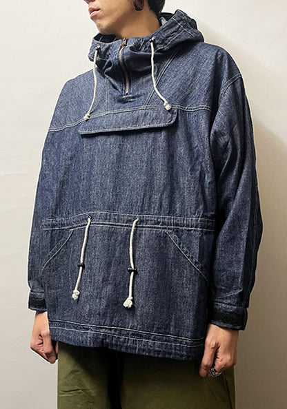 IMPRESTORE インプレストア 6.5oz Denim Anorak Hoodie カラー:ONE WASH