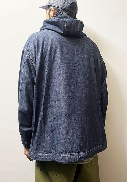 IMPRESTORE インプレストア 6.5oz Denim Anorak Hoodie カラー:ONE WASH