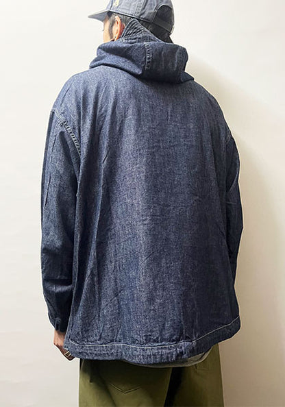 IMPRESTORE インプレストア 6.5oz Denim Anorak Hoodie カラー:ONE WASH