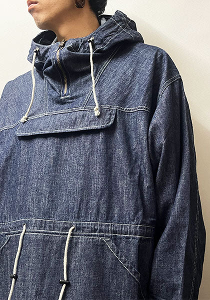 IMPRESTORE インプレストア 6.5oz Denim Anorak Hoodie カラー:ONE WASH