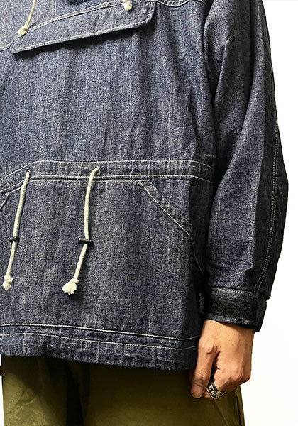 IMPRESTORE インプレストア 6.5oz Denim Anorak Hoodie カラー:ONE WASH