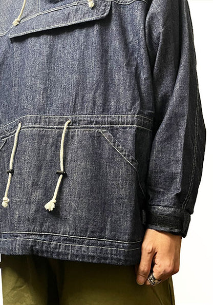 IMPRESTORE インプレストア 6.5oz Denim Anorak Hoodie カラー:ONE WASH