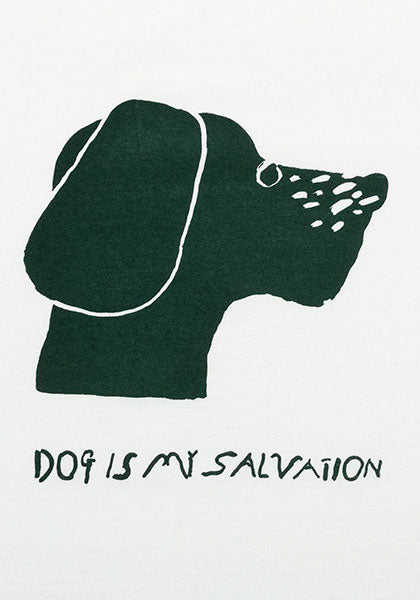 TACOMA FUJI RECORDS タコマフジレコード | DOG IS MY SALVATION designed by Yachiyo Katsuyama カラー:ホワイト