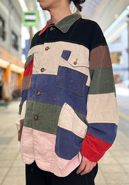 IMPRESTORE / インプレストア CORDUROY RAINBOW LAKE JACKET / コーデュロイパッチワークジャケット