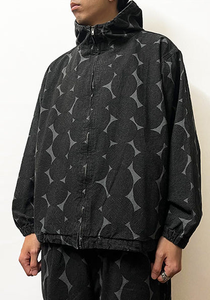 VOO ヴォー | FUNNY CIRCLE HOODY カラー:SUMI BLACK