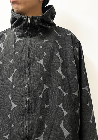 VOO ヴォー | FUNNY CIRCLE HOODY カラー:SUMI BLACK