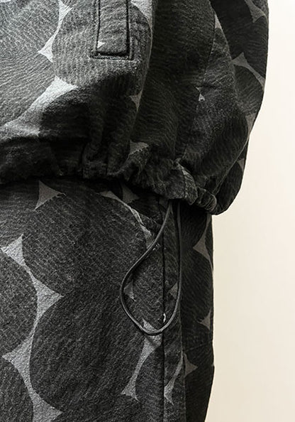 VOO ヴォー | FUNNY CIRCLE HOODY カラー:SUMI BLACK