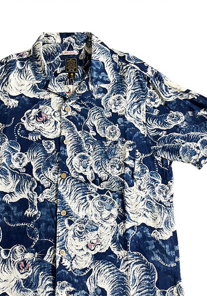 GYPSY&SONS ジプシーアンドサンズ | INDIGO HUNDLED TIGER SHIRTS 百虎シャツ