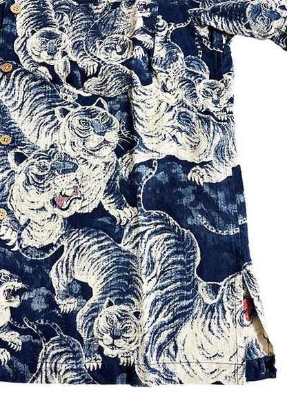 GYPSY&SONS ジプシーアンドサンズ | INDIGO HUNDLED TIGER SHIRTS 百虎シャツ