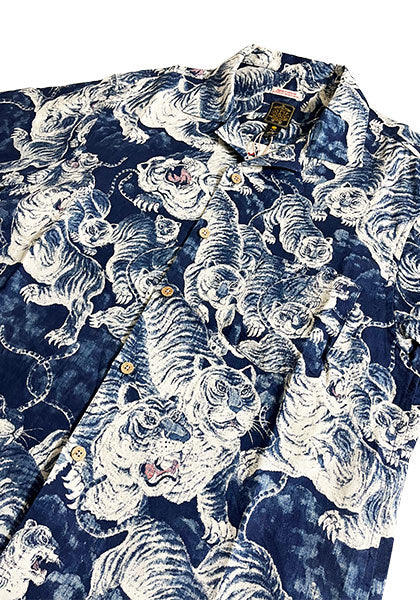 GYPSY&SONS ジプシーアンドサンズ | INDIGO HUNDLED TIGER SHIRTS 百虎シャツ