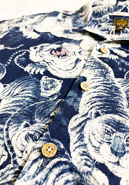 GYPSY&SONS ジプシーアンドサンズ | INDIGO HUNDLED TIGER SHIRTS 百虎シャツ