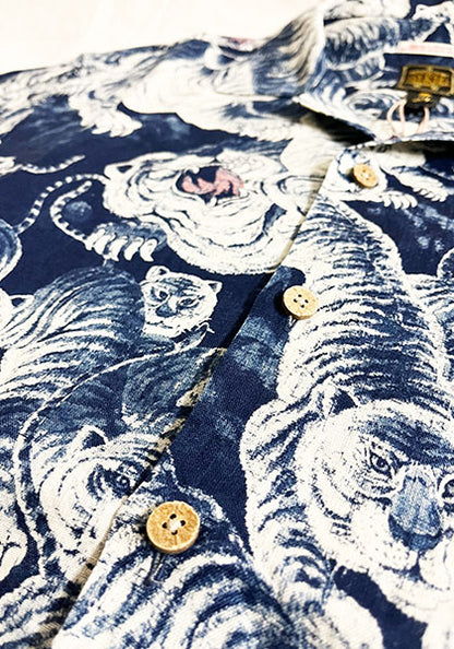 GYPSY&SONS ジプシーアンドサンズ | INDIGO HUNDLED TIGER SHIRTS 百虎シャツ