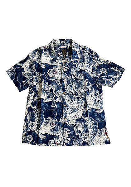 GYPSY&SONS ジプシーアンドサンズ | INDIGO HUNDLED TIGER SHIRTS 百虎シャツ
