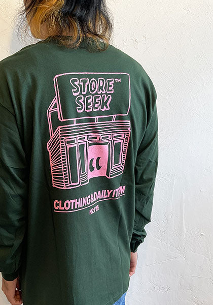 RAGELOW×STORESEEK ロンTEE カラー : フォレストグリーン