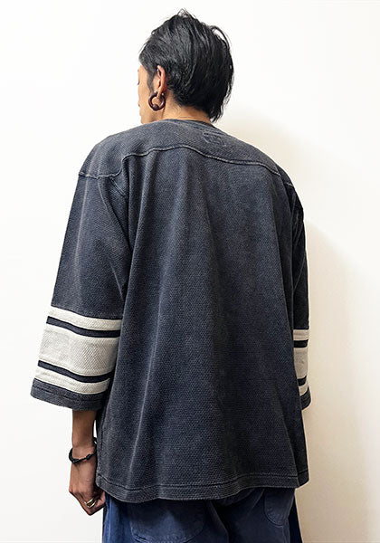 IMPRESTORE / インプレストア MESH FOOTBALL HALF SLEEVE / フットボールTEE カラー : FADED NAVY