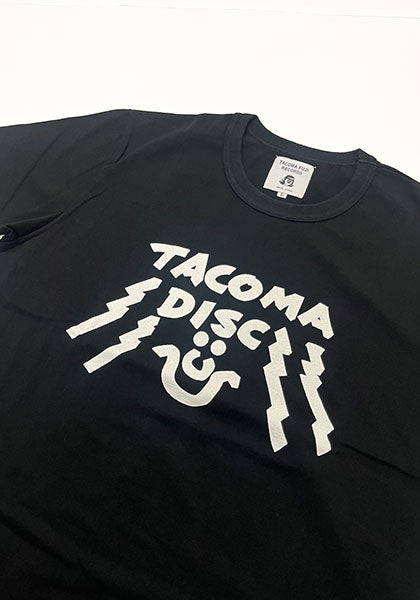 TACOMA FUJI RECORDS タコマフジレコード | TACOMA DISC Tシャツ designed by Tomoo Gokita カラー:ブラック
