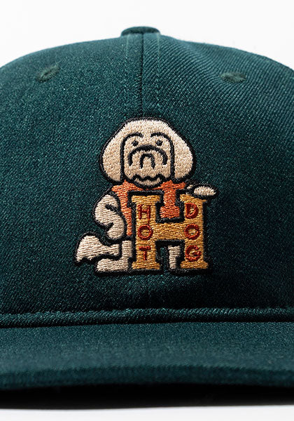 TACOMA FUJI RECORDS タコマフジレコード |  HOT DOG VINTAGE LOGO CAP designed by Hiroshi Iguchi カラー：GREEN