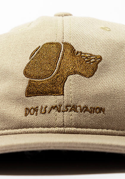 TACOMA FUJI RECORDS タコマフジレコード |  DOG IS MY SALVATION CAP designed by Yachiyo Katsuyama カラー：BEIGE