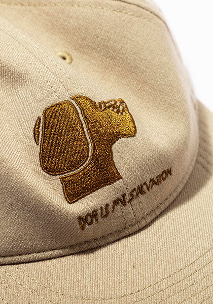 TACOMA FUJI RECORDS タコマフジレコード |  DOG IS MY SALVATION CAP designed by Yachiyo Katsuyama カラー：BEIGE