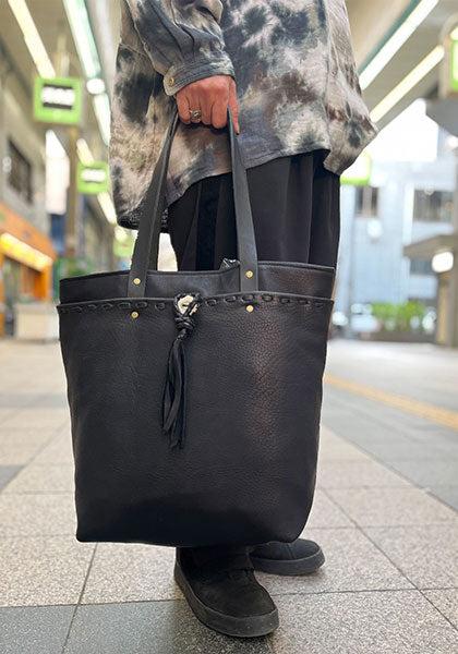 Nasngwam×EARLY MORNING ナスングワム×アーリーモーニング | DEARSKIN LARGE TOTE BAG カラー : BLACK