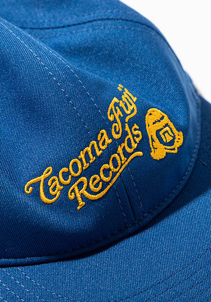 TACOMA FUJI RECORDS タコマフジレコード |  TACOMA FUJI SCRIPT LOGO CAP designed by Shuntaro Watanabe カラー：BLUE