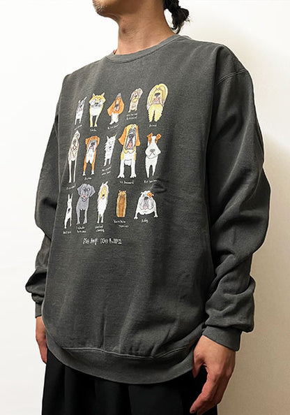 CHI-BEE DOG1 SWEAT カラー：PEPPER